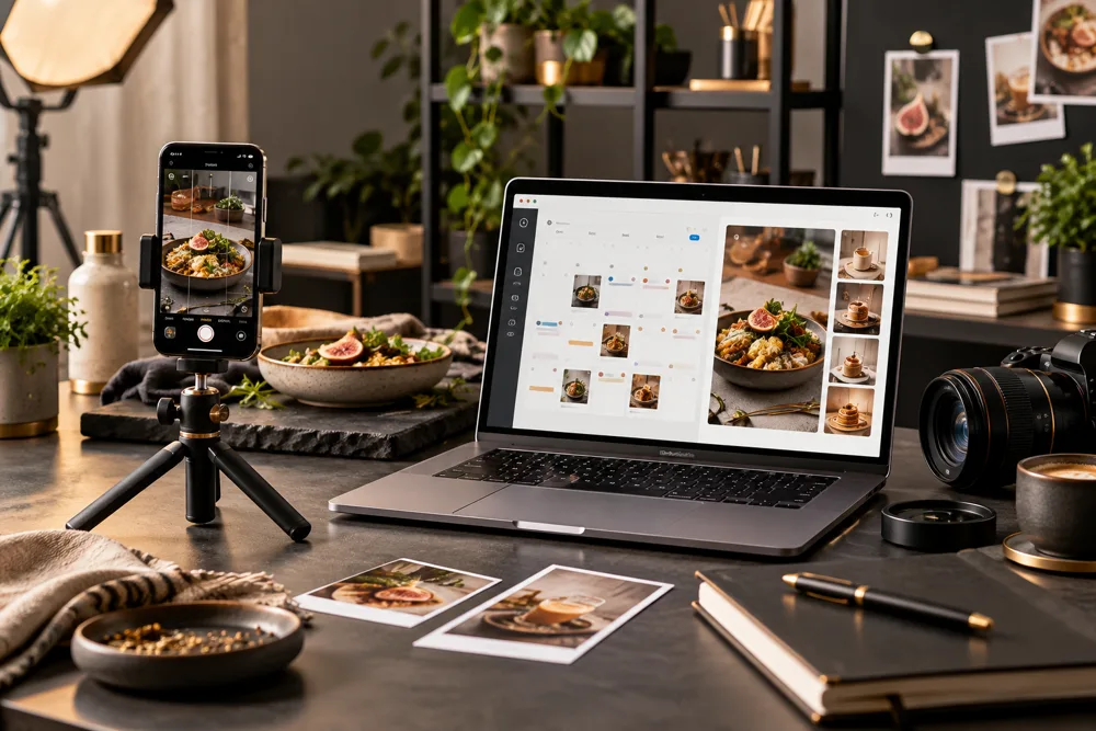 Contenido, fotografía y video
